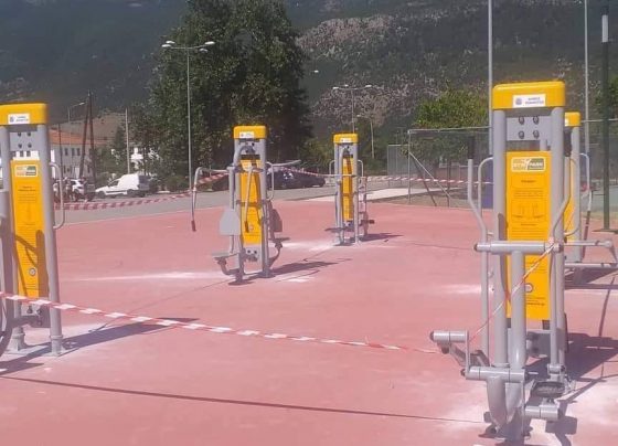 Υπό κατασκευή υπαίθρια γυμναστήρια στα Ιωάννινα.