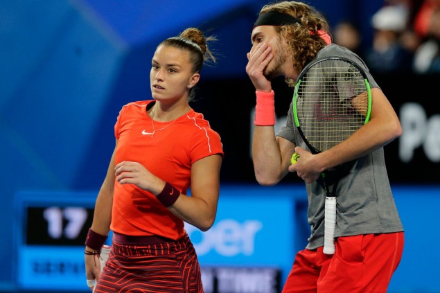 Σάκκαρη- Τσιτσιπάς : Προετοιμασία για την πρεμιέρα τους στο US Open