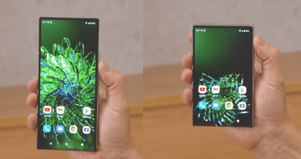 Κινητό με οθόνη που μεγαλώνει και μικραίνει με ένα κλικ( Video)